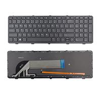 SUNMALL New Laptop Keyboard replacement with FRAME and Backlit for HP Probook 450 G0 450 G1 450 G2 455 G1 455 G2 470 G0 470 G1 470 G2 Series Black US Layout(6 Months Warranty)
