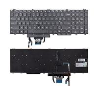 SUNMALL Replacement Keyboard Compatible with Dell Latitude 5500 5501 5510 5511.Precision 3540 3541 3550 3551 with Pointer and Backlight