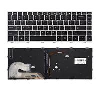 SUNMALL Replacement Keyboard Compatible with HP EliteBook 745 G5 745 G6 840 G5 846 G5 840 G6 846 G6.ZBook 14u G5 ZBook 14u G6 with Backlight (No Pointer)