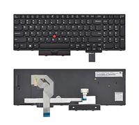 SUNMALL Replacement Keyboard Compatible with IBM T570 US Lenovo IBM ThinkPad P51S P52S T570 T580 Black with Frame and Trackpoint