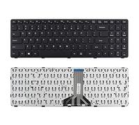 SUNMALL Replacement Keyboard Compatible with Lenovo IdeaPad 100-15IBD B50-50 with Frame US Layout Black PK1310E2A00 SN20K41553 LCM15H23US-686