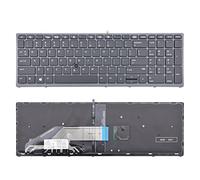 SUNMALL Replacement Keyboard Compatible with New Replacement Keyboard for HP Zbook 15 G3 G4 Zbook 17 G3 G4 Backlit Pointer US 848311-001 PK131C31A00