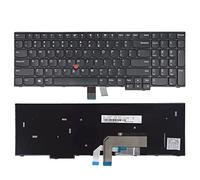 SUNMALL Replacement Keyboard for Laptop, Compatible with Lenovo IBM ThinkPad E570 E570C E575 with Pointer (No Backlight)