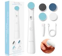 SUNMAY Electric Nail File , Cordless Professional Nail File and Buffer Set for Acrylic Gel Natural Nails Beginner Women with 4 Filing Discs, Battery Nail File Electric for Home Nail Pedicure