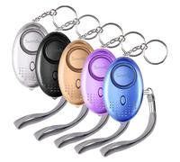 SUNMAY Personal Alarm, 5 Packs 140DB Personal Security Alarm with LED Light, Self-Defense Emergency Alarms for Women, Kids, Elder, Nightshifts