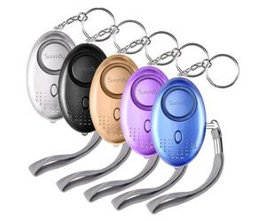 SUNMAY Personal Alarms for Women, 5 Pack 140dB Loud Security Alarm Keychain
