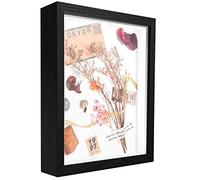 sunmeg 3D Shadow Box 5x7 Picture Frame Wooden Deep Box Display Personalised Photo Frames for Crafts, Anniversary, Wedding, Graduation