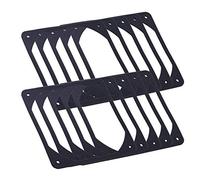 Sunmeit 10Pcs 140mm Anti-Vibration Silicon Fan Gasket Noise Reducing Gasket Pad for PC Computer Case Fan