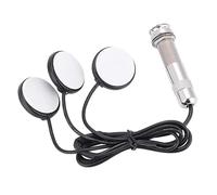 Sunmeit 3-Piece Piezo Pickup EQ for Folk Guitar Violin Ukulele 6.35mm Tweeter Replacement for Pianist Equipment