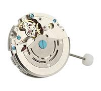 Sunmeit Automatic 4-Pin Mechanical Movement for 3804-3 Automatic Mechanical GMT Date Adjustment Watch Movement, silver,