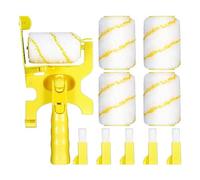 Sunmeit Paint Edge Roller Brush with Roller Brush Extension Pole for Home Room Wall CeilingWindow Painting Cleaning Paint Roller