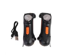 Sunmeit Six Finger for PUBG Controller Capacitance Adjustable Mobile Game Trigger L1R1 Button Gamepad Joystick Grip Orange