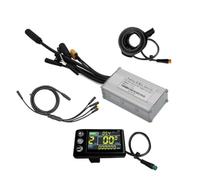 Sunmeit Three Mode Ebike Controller 17A 24V/36V/48V with S866 LCD Color Display Waterproof Connector 350W Motor Conversion Parts