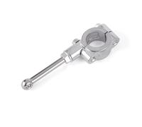 Sunmeit Universal Motorcycle Side Stand Extension Auxiliary Tool Bracket 20-23Mm Single Leg Stand Foot Support(Silver)