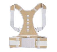 SUNMME Adjustable Posture Corrector Back Brace Shoulder Lumbar Spine Clavicle Support Belt Corset Posture Correction (Color : B Wit, Size : X-Large) (B Nude XXLarge) (B Nude XXLarge)