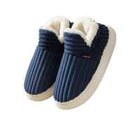 Sunmoine Cloud Slippers Comfort Plush Fleece Cushioned Thick Sole Warm Fuzzy House Slippers (Cyan, Adult, Women, 4.5, Numeric Range, UK Footwear Size System, 5, Medium)