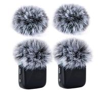 SUNMON 4pcs Wind Muff for DJI MINI Mic, Grey Microphone Cover Windscreen for mini Wireless Outdoor Noise Reduction, Mic Covers pop filter for DJI mini mic