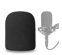 SUNMON AT2035 Windscreen Cover - Perfect Mic Pop Filter Foam Cover for Audio Technica AT2035 Microphone into Clean Sounding