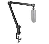 SUNMON Boom Arm Compatible with Blue Yeti, Microphone Stand with Cable Management Channel, Fully Adjustable, Heavy Duty Metal Mic Stand with Desk Mount Clamp & 3/8” to 5/8” Adapter