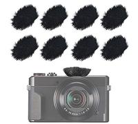 SUNMON Camera Mic Windscreen Dead Cat, Furry Camera Wind Muff Wind Cover for Canon G7X Mark II,Sony,Samsung,etc DSLR Mic Outdoor Windshield (8 Pack)