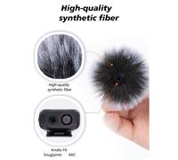 SUNMON DJI Mic Windscreen Furry Cover - DJI Wireless Mic Outdoor Micro