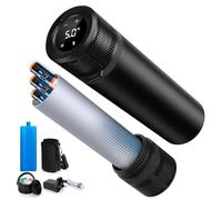 SUNMON Electric Insulin Cooler Travel Case, Diabetic Injection Refrigerator for Travel, Powered Medication Cooler, Compatible with GLP-1 & Insulin Pens, with USB Charger & Ice Pack (1-5 Pens, Black)