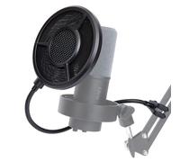 SUNMON Fifine K688 Mic Pop Filter with Windsrceen Foam Cover,Compatible with Fifine Mic, 6 Layered Wind Pop Screen with Flexible 360° Clip Stabilizing Arm for Improve sound quality,Noise reduction