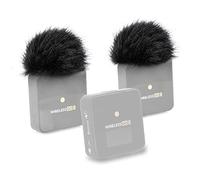 SUNMON Furry Windscreen Pop Filter for RODE Wireless Go 2, Microphone Wind Cover Muff for Rode Wireless Pro/Wireless ME/VideoMic Pro Fluff Windscreen for Wind and Background Noise Reduction(2PC)