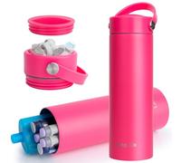 SUNMON Insulin Cooler Travel Case - Diabetic Cooler Travel Case with Ice Pack for Diabetic Supplies,Insulin Pen Case 24H Cooling,TSA Approved,Medicine Cool Bag Holds 1-5 Insulin Pens (Rose)