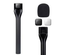 SUNMON Microphone Handheld Adapter Set for DJI Mic Mini, Interview Handheld Microphone Adapter with Microphone Pop Protection Microphone Holder Handle for DJI Mini Mic, DJI Mic Holder for Interview