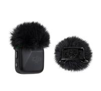 SUNMON Microphone Pop Filter, Mic Cover Furry Foam for DJI Mini Microphone (2PCS/Black)