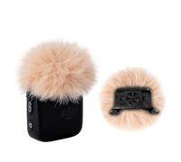SUNMON Microphone Pop Filter, Mic Cover Furry Foam for DJI Mini Microphone (2PCS/Brown)