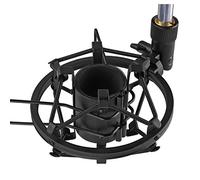 SUNMON Microphone Shock Mount, Heavy-duty Metal, Anti-Vibration for 28mm-31mm Diameter Mic, Adjustable Mic Stand Accessory