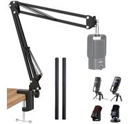 SUNMON Rode NT-USB Mic Boom Arm - Mic Arm for RODE NT-USB/NT-USB+/NT-USB Mini and Most Microphone, Adjustable Boom Scissor Arm Stand with 3/8" to 5/8" Adapter by SUNMON