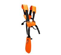 SUNMON Strimmer Harness - Harness for a Strimmer with Shoulder Harness Strap Pad,Durable Nylon Shoulder Strap Trimmer,Harness Strap String Trimmer Double,Compatible Most Grass Trimmer,Orange