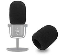 SUNMON Wave 3 Pop Filter - Professional Mic Windscreen Foam Cover Compatible with Elgato Wave USB Condenser Microphone to Reduce Pops and Hisses by