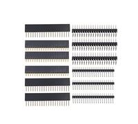 sunn 12PCS 40 Pin GPIO Header Kit 20X2 Pins GPIO Header Socket for /4B/3B+/3B/3A+