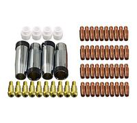 sunn Contact Tip Conical Gas Nozzle Tips Holder & 24KD MB24 Welding Pack of 59