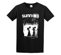 Sunn O Doom Band Sunn O Doom Band Graphic Top Printed Tee Shirt Mens T Shirt Black XL