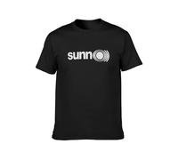 Sunn O T-Shirt Mens Unisex Tee Black L