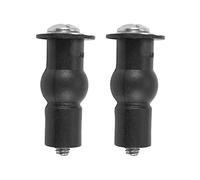sunn Toilet Seat Top Fix Seat Hinge Hole Fixings Good Screw Rubber Back to Wall Pair