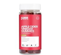 Sunna Supplements Apple Cider Vinegar Gummies 1000mg - Supports Metabolism & Immune Health - with Vitamin C, Chromium & Pomegranate - Vegan, Non-GMO, Gluten Free - 60 Gummies