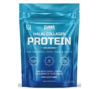 SUNNA SUPPLEMENTS - Halal Bovine Collagen Protein Powder for Hair Skin Nails and Joints - Type (I, III) Hydrolysed Premium Bovine Collagen Peptides for Women and Men | Gluten Free | Unflavoured