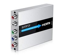 SUNNATCH Aluminum Component to HDMI Converter with Scaler Function, RGB/YPbPr to HDMI Adapter, 1080P Support, 6 Ports