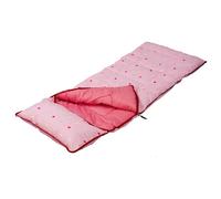 Sunncamp Deluxe Junior Pink Dotty Sleeping Bag pink