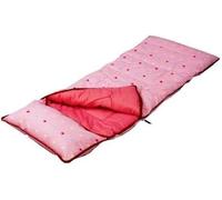 Sunncamp Deluxe Junior Pink Dotty Sleeping Bag pink