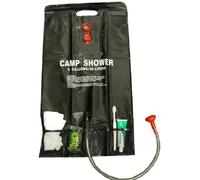 SunnCamp Platinum 20ltr Solar Shower with Storage Pockets - Black