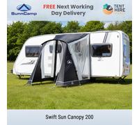 Sunncamp Swift 260 Canopy Caravan Sun Awning Open Porch Front -Latest Model