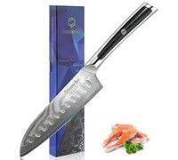 Sunnecko Damascus Santoku Knife 5 Inch Japanese Kitchen Knives