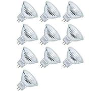 SUNNEE 10pack MR16-12V-20W GU5.3 BAB Professional Halogen Bulb Quartz dichroic Reflector UV Stop Tempered Glass Cover dimmable for Indoor Outdoor spot Lights